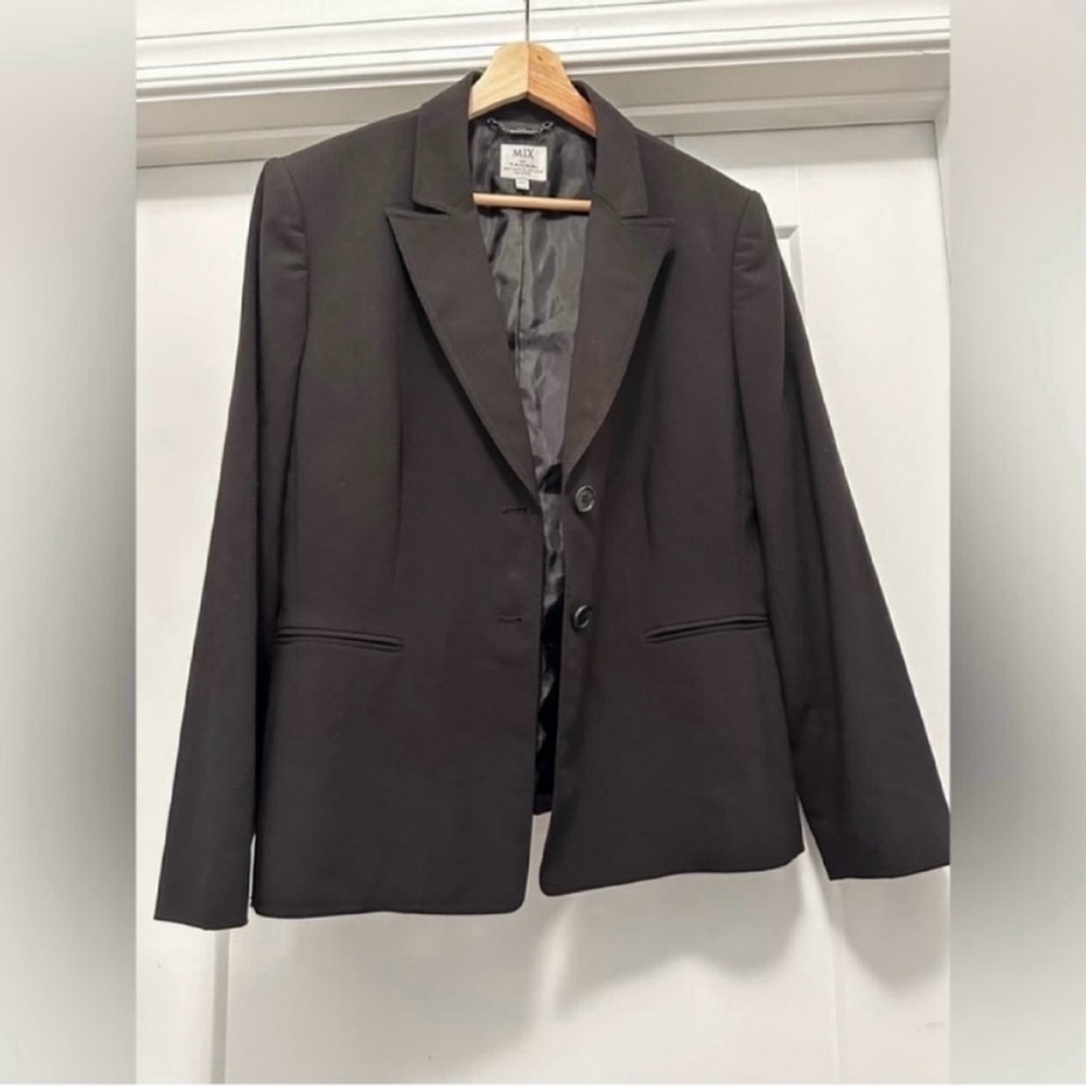 ❤️ Black MIX By TAHARI Blazer - Size 16P
